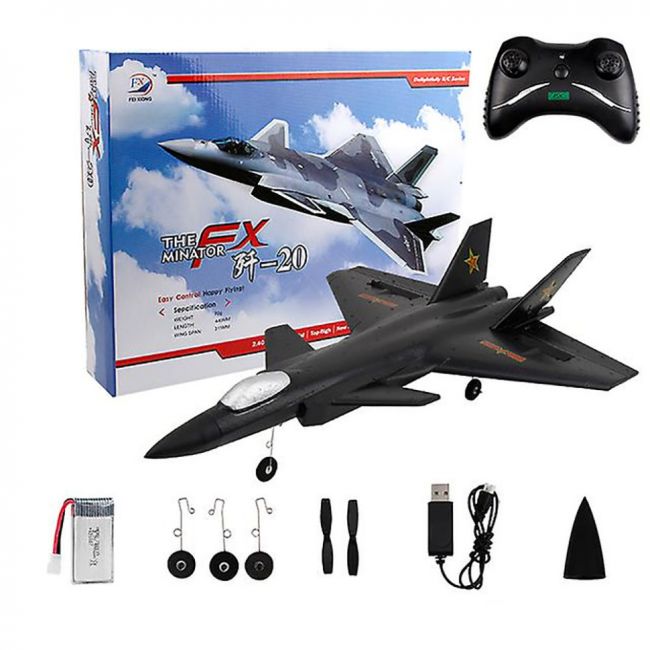 Радиоуправляемый самолет Fei Xiong J-20 RTF 2.4G - FX830-BLACK Радиоуправляемый самолет Fei Xiong J-20 RTF 2.4G - FX830-BLACK
