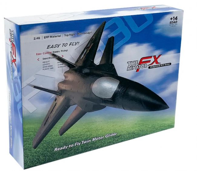 Радиоуправляемый самолет Fei Xiong J-20 RTF 2.4G - FX830-BLACK Радиоуправляемый самолет Fei Xiong J-20 RTF 2.4G - FX830-BLACK
