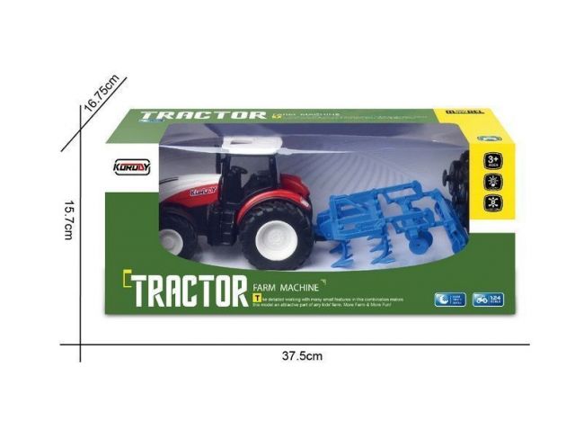 Р/У фермерский трактор Korody с дисковым культиватором 1/24 2.4G 6CH RTR Р/У фермерский трактор Korody с дисковым культиватором 1/24 2.4G 6CH RTR
