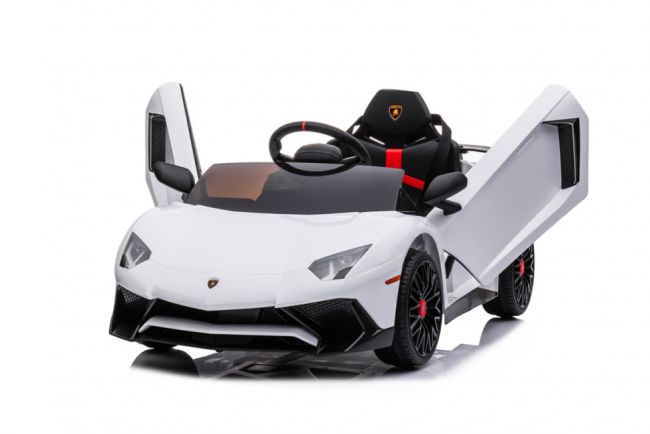 Детский электромобиль Lamborghini Aventador SV Roadster 2WD 12V - BDM0931-WHITE