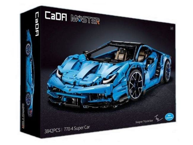 Конструктор CaDA Lamborghini Centenario 770-4 (3842 детали)