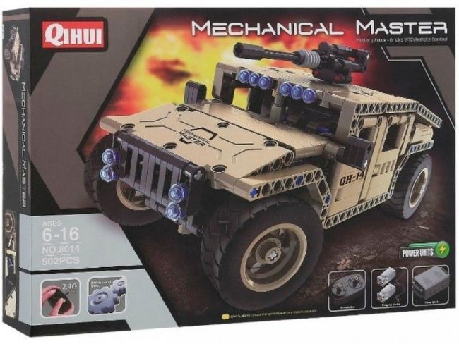 Р/У конструктор Qihui Mechanical Master Бронированный внедорожник (502 детали) Р/У конструктор Qihui Mechanical Master Бронированный внедорожник (502 детали)
