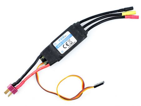Регулятор скорости бесколлекторный 40A для планера Top RC T1800 Регулятор скорости бесколлекторный 40A для планера Top RC T1800