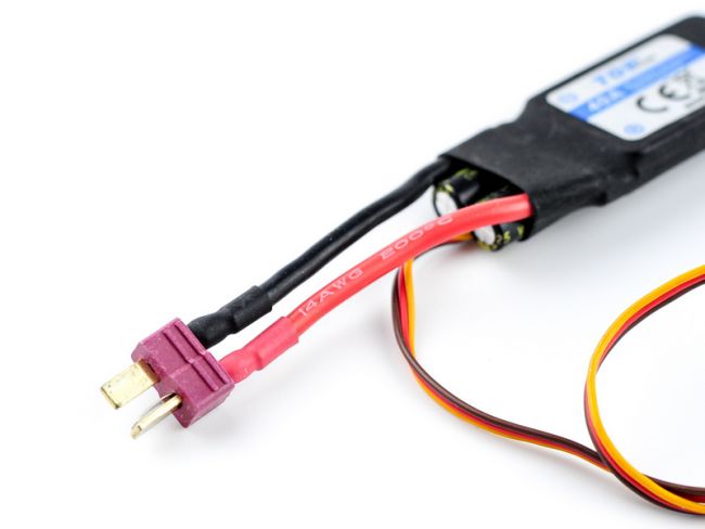 Регулятор скорости бесколлекторный 40A для планера Top RC T1800 Регулятор скорости бесколлекторный 40A для планера Top RC T1800
