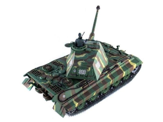 Радиоуправляемый танк Heng Long King Tiger (башня Porsche) Professional V6.0 2.4G 1/16 RTR Радиоуправляемый танк Heng Long King Tiger (башня Porsche) Professional V6.0 2.4G 1/16 RTR