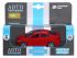 Машина "АВТОПАНОРАМА" HYUNDAI ELANTRA, красный, 1/40, инерция, в/к 17,5*12,5*6,5 см