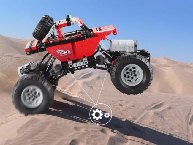 Р/У конструктор CaDA deTech Off-Road Crawler (489 деталей)