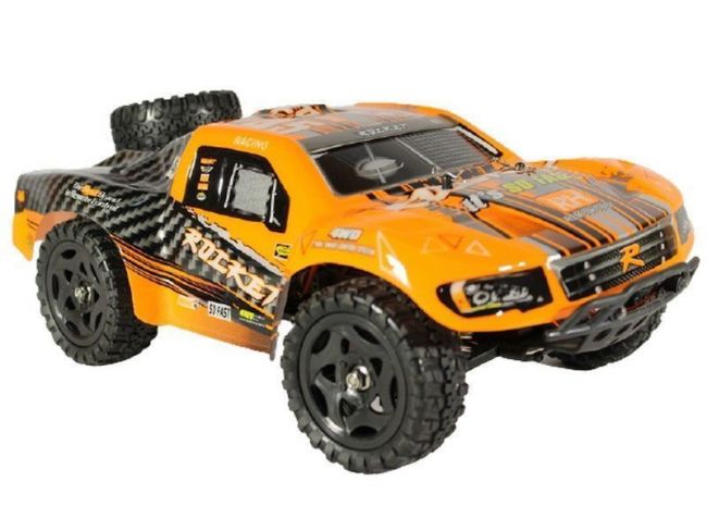 Радиоуправляемый шорт-корс Remo Hobby Rocket Brushless V2.0 (оранжевый) 4WD 2.4G 1/16 RTR Радиоуправляемый шорт-корс Remo Hobby Rocket Brushless V2.0 (оранжевый) 4WD 2.4G 1/16 RTR