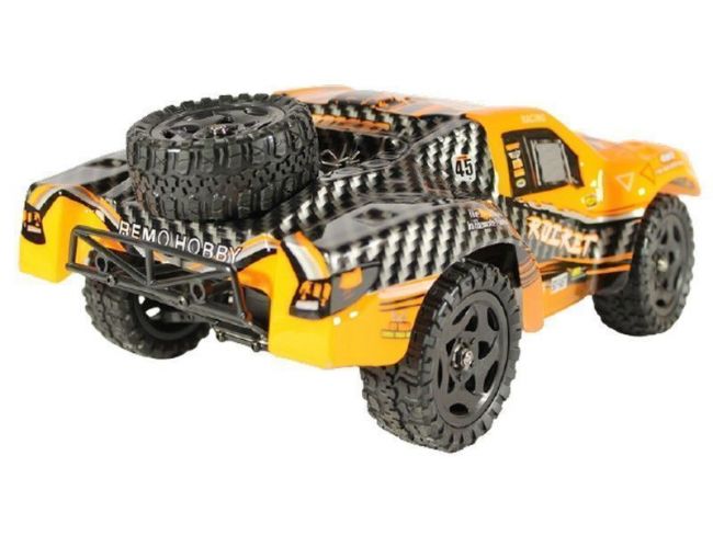 Радиоуправляемый шорт-корс Remo Hobby Rocket Brushless V2.0 (оранжевый) 4WD 2.4G 1/16 RTR Радиоуправляемый шорт-корс Remo Hobby Rocket Brushless V2.0 (оранжевый) 4WD 2.4G 1/16 RTR