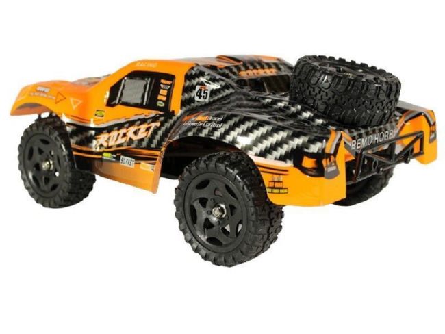 Радиоуправляемый шорт-корс Remo Hobby Rocket Brushless V2.0 (оранжевый) 4WD 2.4G 1/16 RTR Радиоуправляемый шорт-корс Remo Hobby Rocket Brushless V2.0 (оранжевый) 4WD 2.4G 1/16 RTR