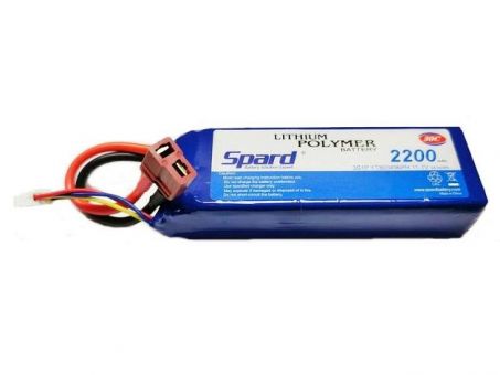 Аккумулятор Li-Po Spard 2200mAh, 11,1V, 30C, T‐plug Аккумулятор Li-Po Spard 2200mAh, 11,1V, 30C, T‐plug