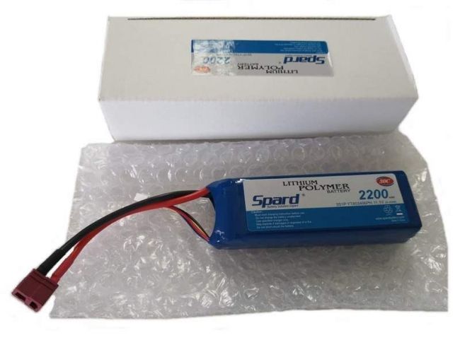 Аккумулятор Li-Po Spard 2200mAh, 11,1V, 30C, T‐plug Аккумулятор Li-Po Spard 2200mAh, 11,1V, 30C, T‐plug