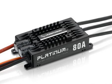 Бесколлекторный регулятор Hobbywing Platinum 80A-V4 (80A-100A, Aircraft, Heli) Бесколлекторный регулятор Hobbywing Platinum 80A-V4 (80A-100A, Aircraft, Heli)