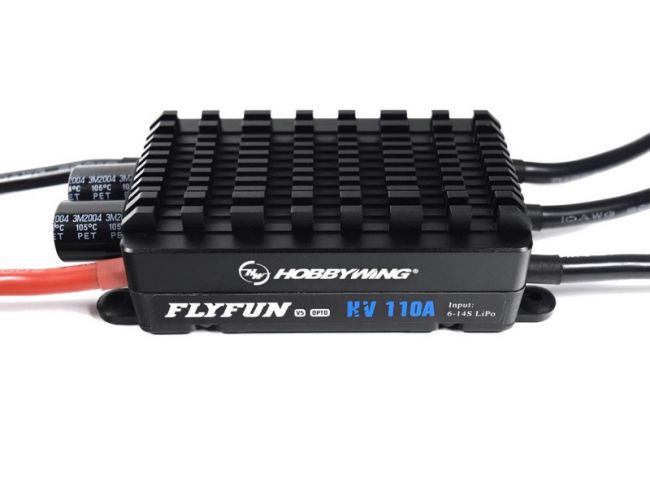 Бесколлекторный регулятор Hobbywing FLYFUN-110A-HV-OPTO-V5 (110A-140A, Aircraft) Бесколлекторный регулятор Hobbywing FLYFUN-110A-HV-OPTO-V5 (110A-140A, Aircraft)