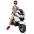 Детский электромобиль мотоцикл BMW R1200RT White 12V - HZB-118