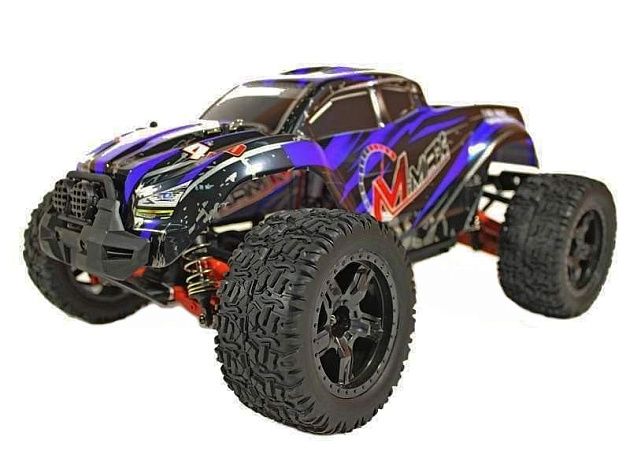 Радиоуправляемый монстр Remo Hobby MMAX PRO UPGRADE (синий) 4WD 2.4G 1/10 RTR