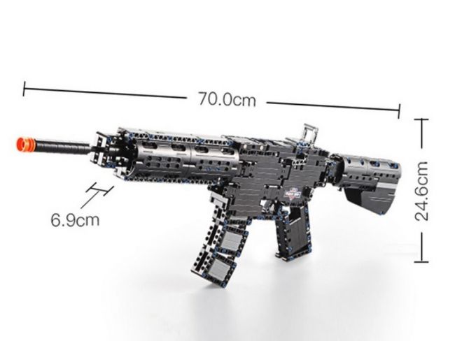 Конструктор CaDA deTech штурмовая винтовка M4A1 (621 деталь) Конструктор CaDA deTech штурмовая винтовка M4A1 (621 деталь)