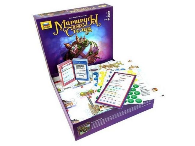 Настольная игра ZVEZDA "Маршруты двух столиц", для компании Настольная игра ZVEZDA "Маршруты двух столиц", для компании