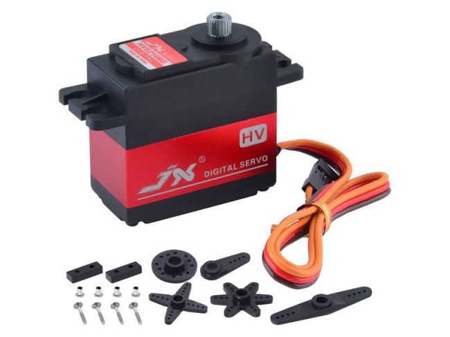 Сервомашинка цифровая JX Servo PDI-HV6214MG (62г/14.6/0.16/7.4V) стандартная Сервомашинка цифровая JX Servo PDI-HV6214MG (62г/14.6/0.16/7.4V) стандартная