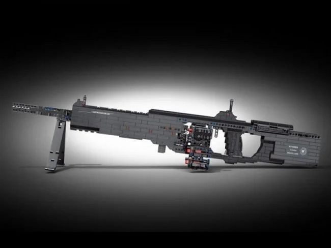 Конструктор RCM пулемет M249 (1408 деталей) Конструктор RCM пулемет M249 (1408 деталей)