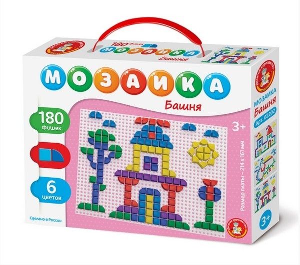 Мозаика "Башня" фигурная 180 эл. Мозаика "Башня" фигурная 180 эл.