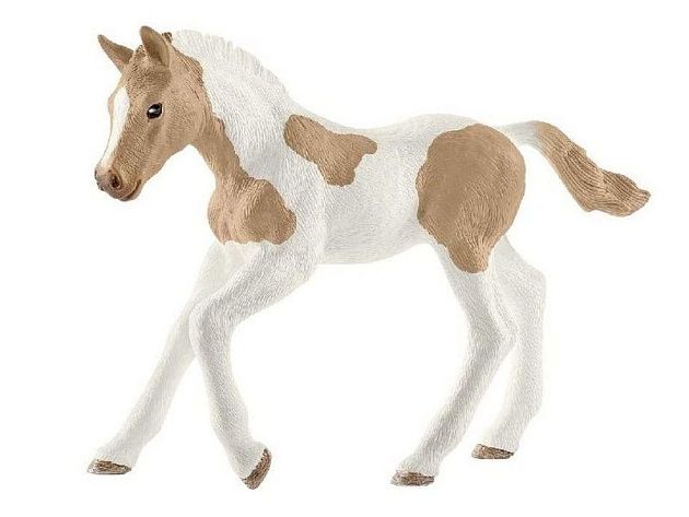 Фигурка Schleich Жеребенок породы американский пейнтхорс Фигурка Schleich Жеребенок породы американский пейнтхорс