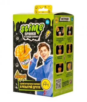 Игрушка для детей модели Slime Лаборатория Пранк Влад А4, Газировка апельсиновая Игрушка для детей модели Slime Лаборатория Пранк Влад А4, Газировка апельсиновая