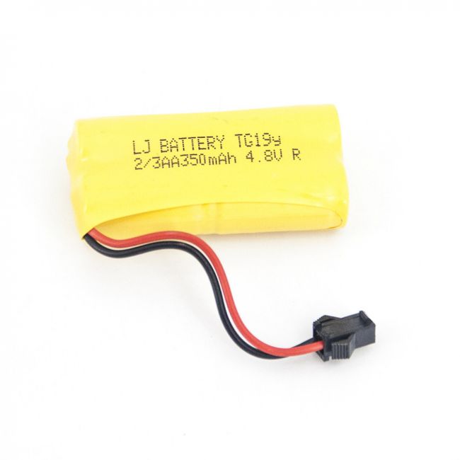 Аккумулятор Ni-Cd 4.8V 350 mAh 2/3AA разъем YP - NICD-48T-350-YP