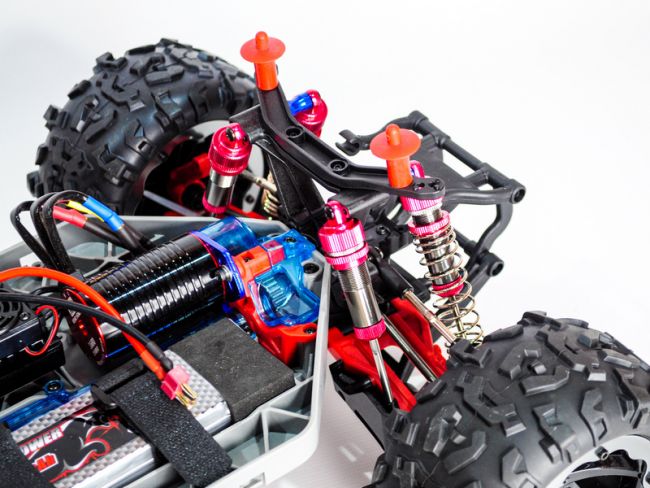 Радиоуправляемый монстр Remo Hobby Dinosaurs Master Brushless UPGRADE PLUS красный 4WD 2.4G 1/8 RTR Радиоуправляемый монстр Remo Hobby Dinosaurs Master Brushless UPGRADE PLUS красный 4WD 2.4G 1/8 RTR