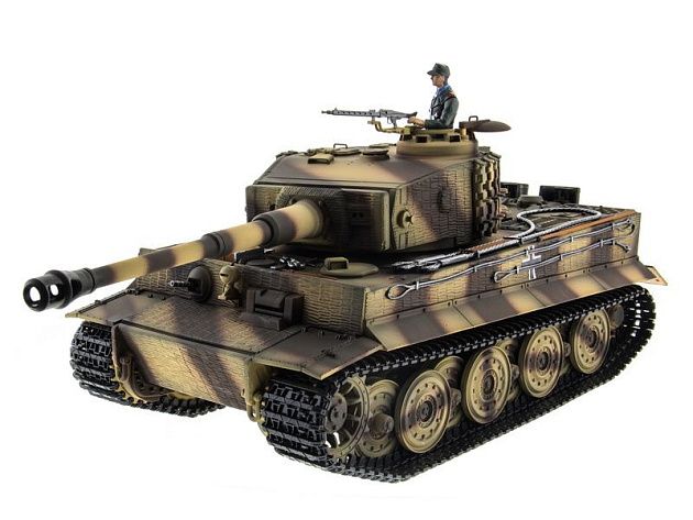 P/У танк Taigen 1/16 Tiger 1 (Германия, поздняя версия) 2.4G RTR летний камуфляж