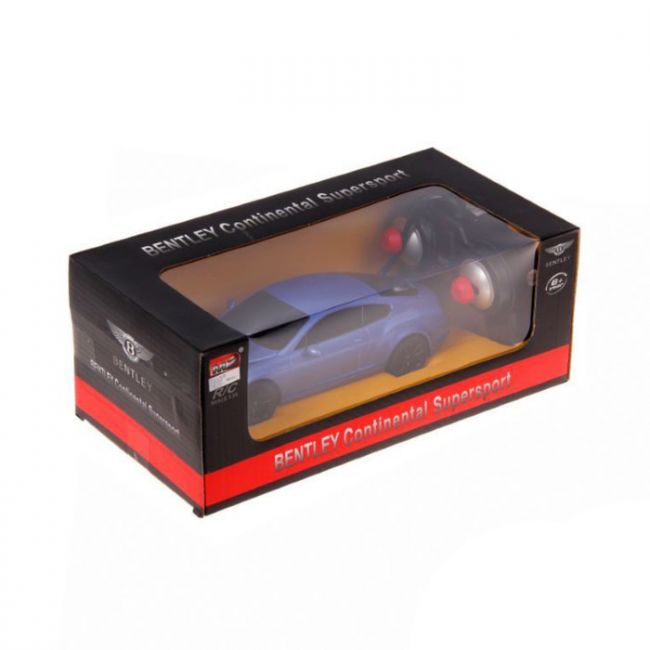 Радиоуправляемая машина MZ Bentley Continental Blue 1:24 - 27040-BLUE Радиоуправляемая машина MZ Bentley Continental Blue 1:24 - 27040-BLUE