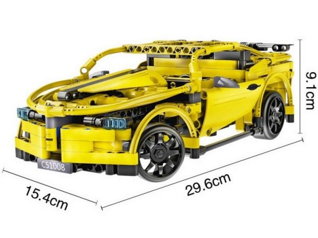 Р/У конструктор CaDA Technic спортивная машина (419 деталей) Р/У конструктор CaDA Technic спортивная машина (419 деталей)