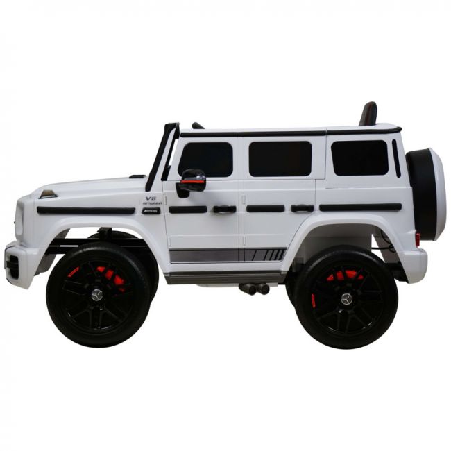 Электромобиль Mercedes-Benz G63 AMG 12V с высокой дверью - BBH-0002H-WHITE Электромобиль Mercedes-Benz G63 AMG 12V с высокой дверью - BBH-0002H-WHITE