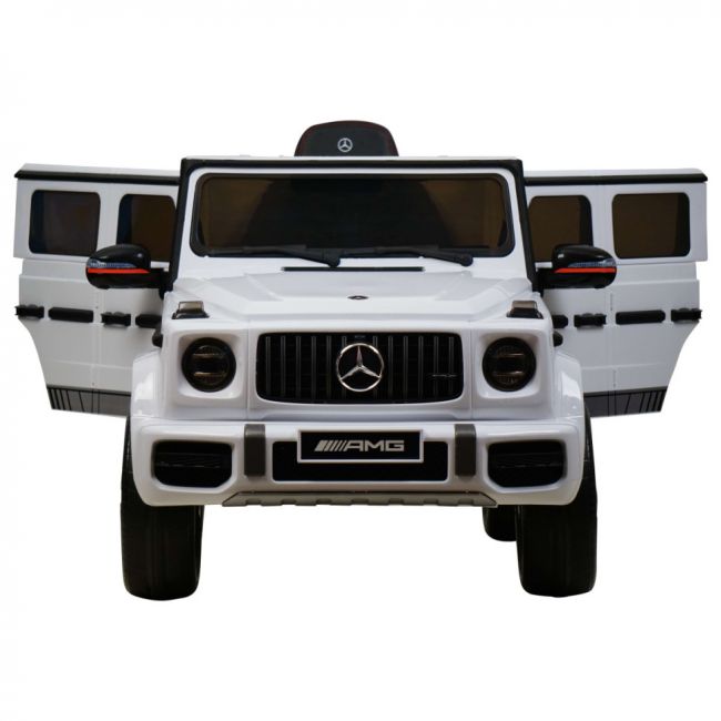 Электромобиль Mercedes-Benz G63 AMG 12V с высокой дверью - BBH-0002H-WHITE Электромобиль Mercedes-Benz G63 AMG 12V с высокой дверью - BBH-0002H-WHITE