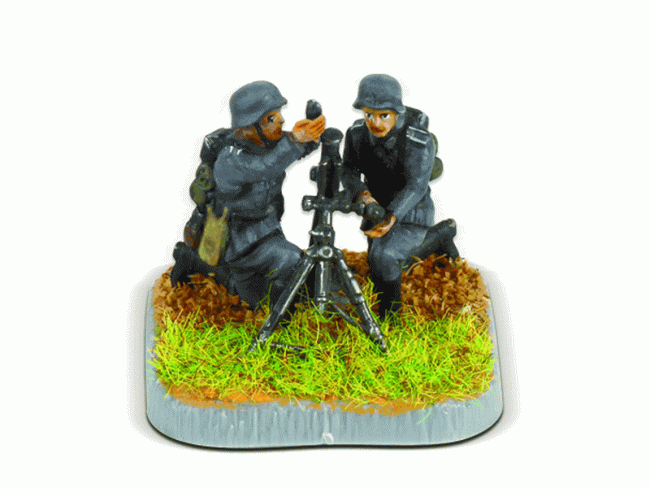 Сборные солдатики ZVEZDA Немецкий 81-мм миномет с расчетом, 1/72