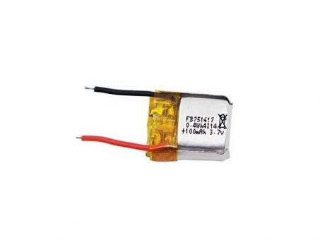 Аккумулятор Li-Po 100mAh, 3,7V для Syma X12S Аккумулятор Li-Po 100mAh, 3,7V для Syma X12S
