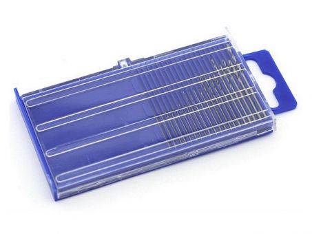 Мини-сверла, диаметр 0,3 - 1,6 мм, набор, 20 шт., HSS 4341, нет покрытия, шт Мини-сверла, диаметр 0,3 - 1,6 мм, набор, 20 шт., HSS 4341, нет покрытия, шт