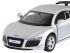 Машина "АВТОПАНОРАМА" Audi R8 GT, серебро, 1/43, инерция, в/к 17,5*12,5*6,5 см