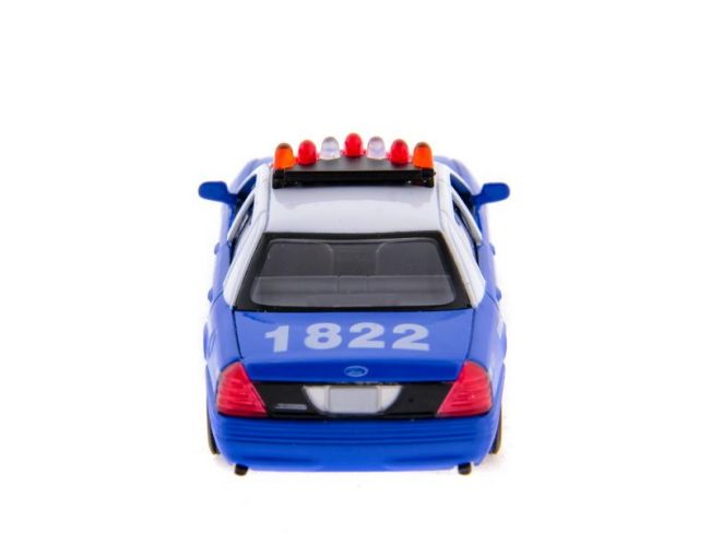 Машина Kinsmart "Ford Crown Victoria" (police) инерция (1/12шт) 1:42 б/к