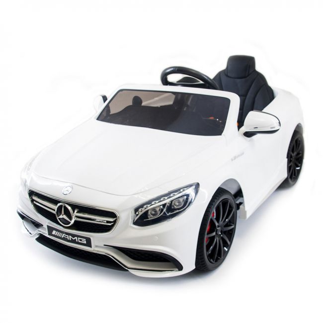 Детский электромобиль Mercedes Benz S63 LUXURY 2.4G - White - HL169-LUX-W