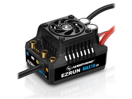 Бесколлекторный регулятор Hobbywing EZRUN MAX10 G2-80A (80A-520A, 1/10) влагозащищённый Бесколлекторный регулятор Hobbywing EZRUN MAX10 G2-80A (80A-520A, 1/10) влагозащищённый