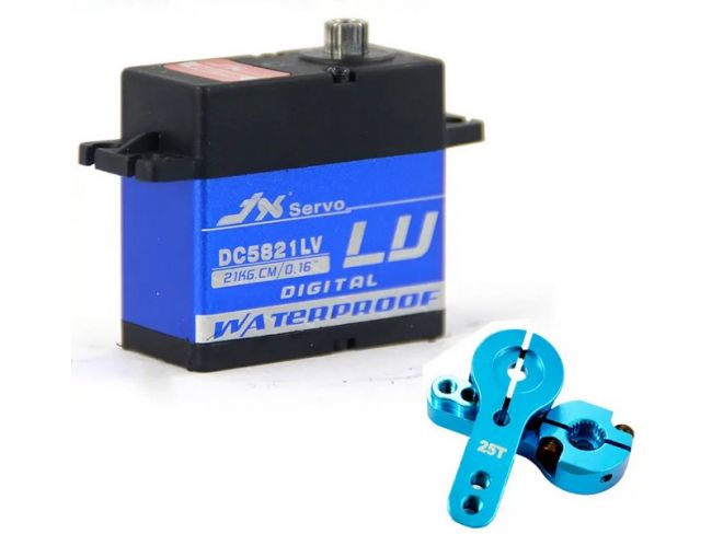Сервомашинка цифровая JX Servo DC5821LV (58г/21.8/0.16/6V) влагозащищенная