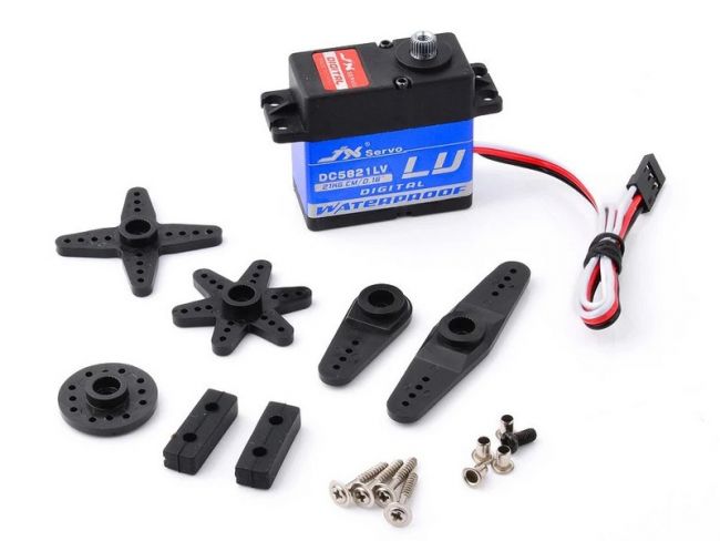Сервомашинка цифровая JX Servo DC5821LV (58г/21.8/0.16/6V) влагозащищенная