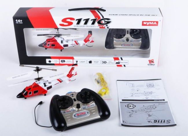 Р/У вертолет Syma S111G Gyro IR RTF Р/У вертолет Syma S111G Gyro IR RTF