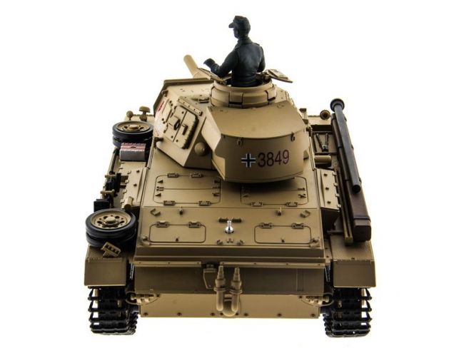 Р/У танк Heng Long 1/16 Panzerkampfwagen III (Германия) 2.4G RTR PRO песочный Р/У танк Heng Long 1/16 Panzerkampfwagen III (Германия) 2.4G RTR PRO песочный