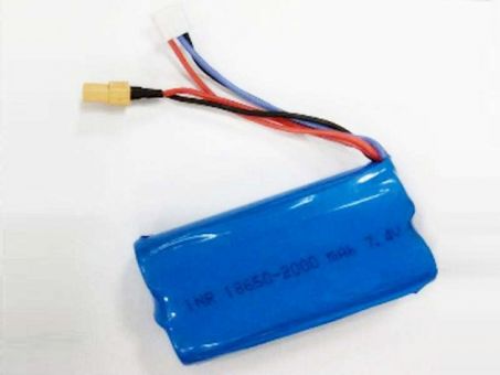 Аккумулятор Li-Po 2000mAh, 7.4V JST для Huina 1580, 1582, 1583 Аккумулятор Li-Po 2000mAh, 7.4V JST для Huina 1580, 1582, 1583