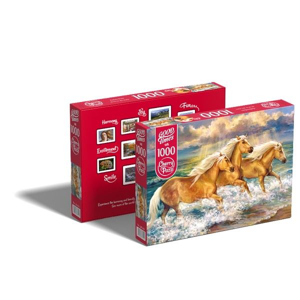 Puzzle-1000 "Фантастические скакуны" Cherry Pazzi