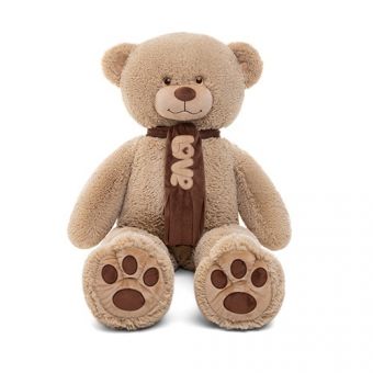 Игрушка мягкая "Медведь Филипп", цвет: кофейный, 58 см
