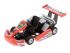 Машина Kinsmart "Turbo Go Kart" инерция (1/12шт.) б/к