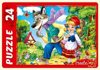 Макси-Пазлы "Сказка о Красной Шапочке" 24 эл.